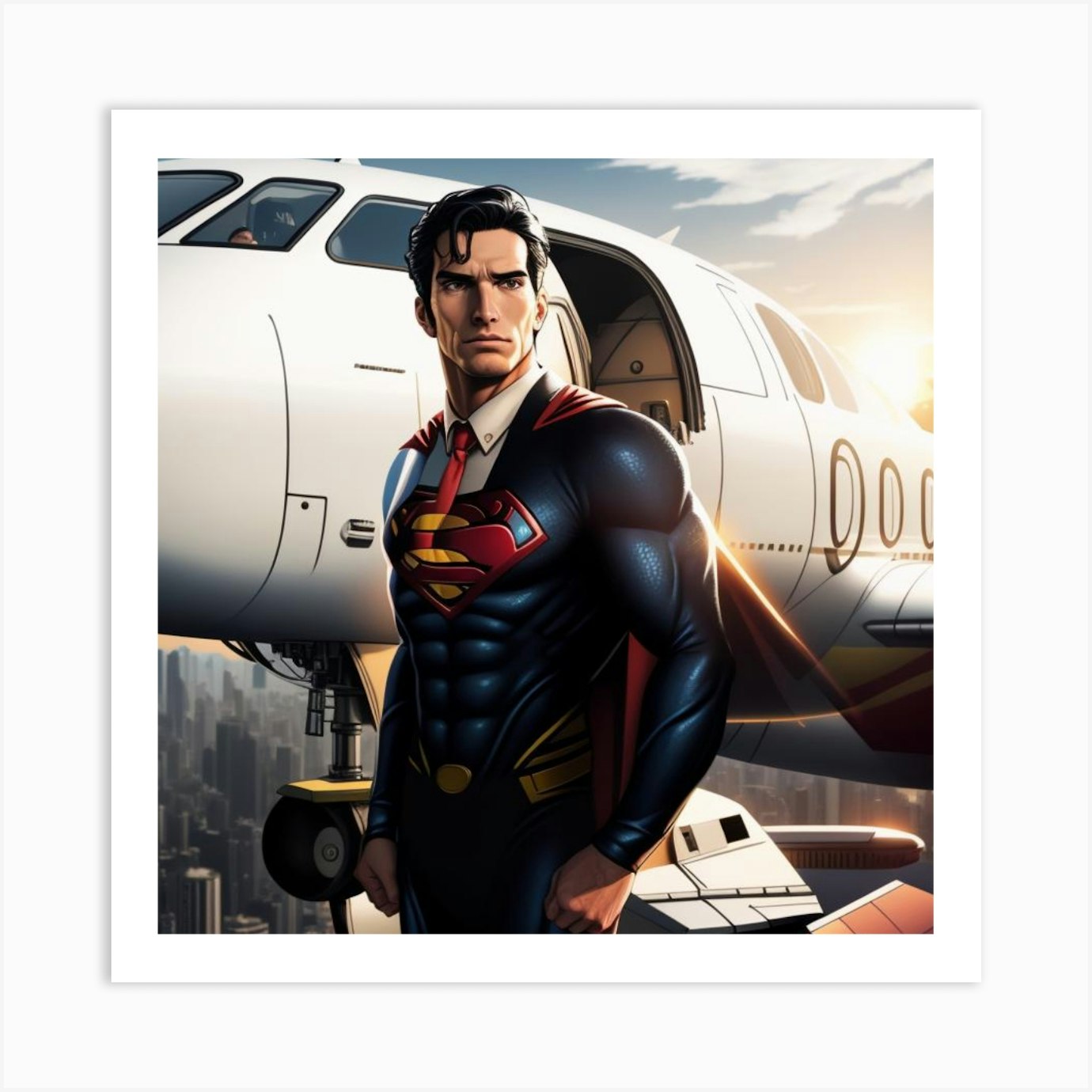 Superman Art Print by Tamatechelite Fy
