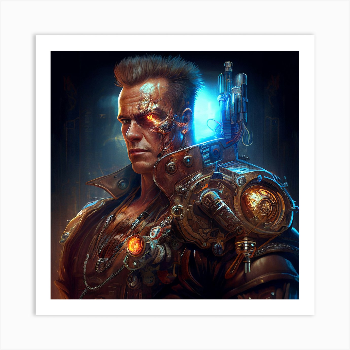 Myeera Steampunk Terminator Arnold Schwarzenegger Mixup T 1000 7cb631a5 ...