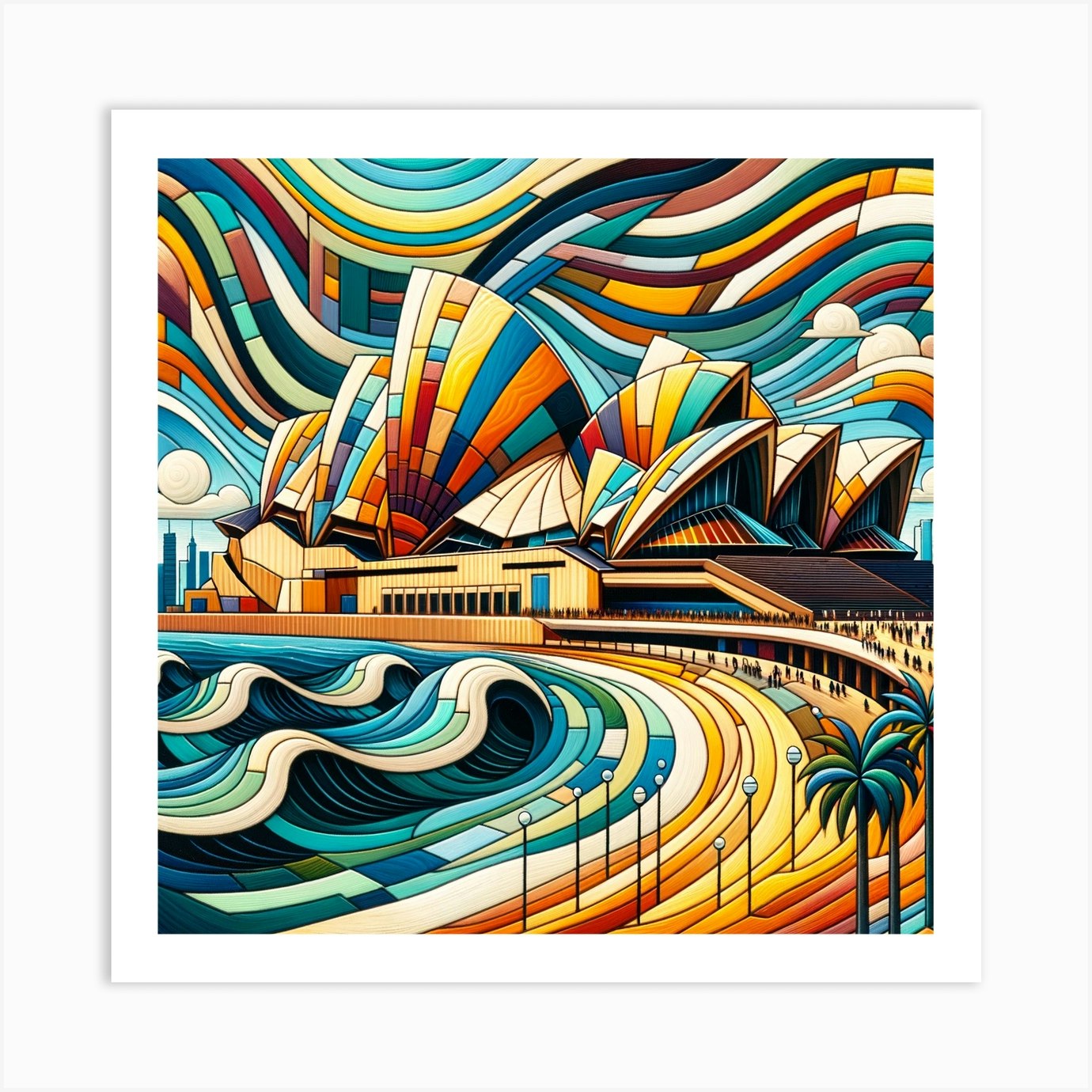 Sydney Opera House 72 Art Print by Hunzinator Fy