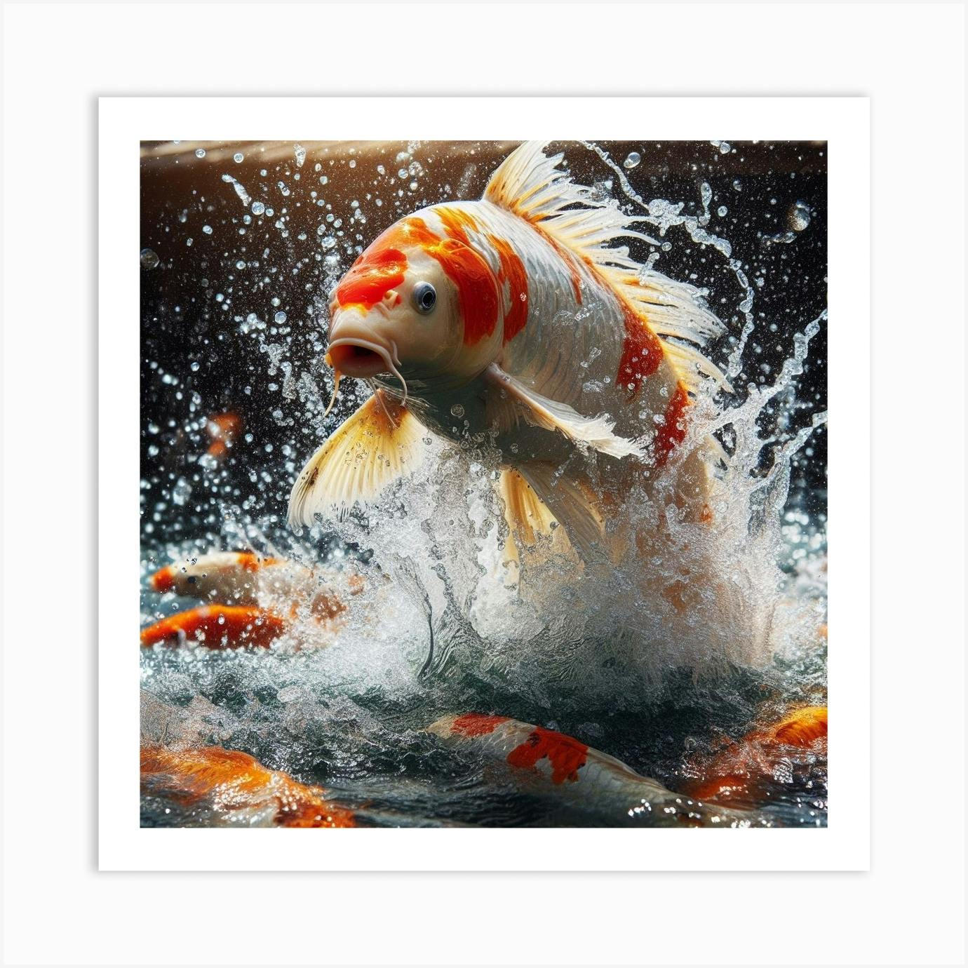 Koi Art Print | Fish Art outlet Print