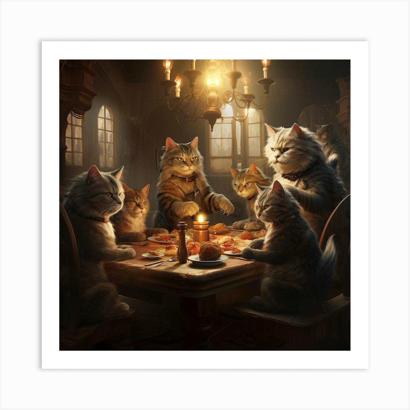 Dining table cat online