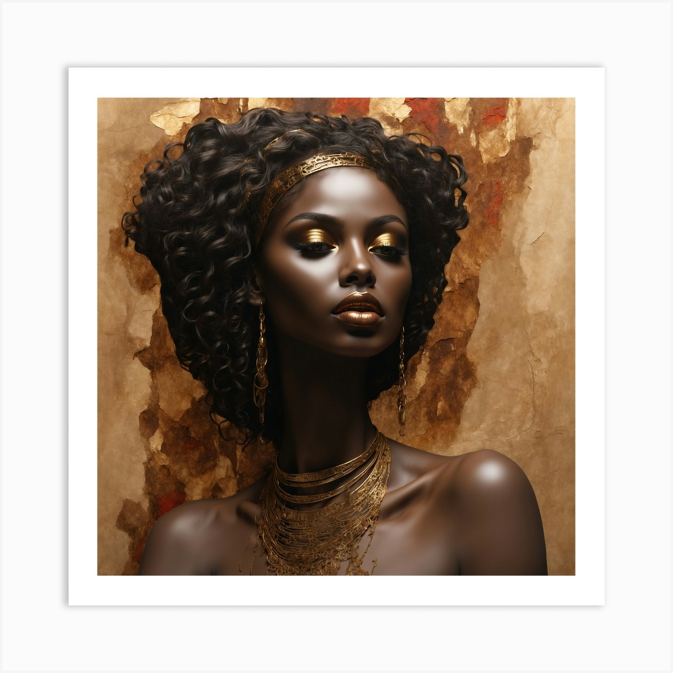 African Queen Art Print by Ogredreams - Fy