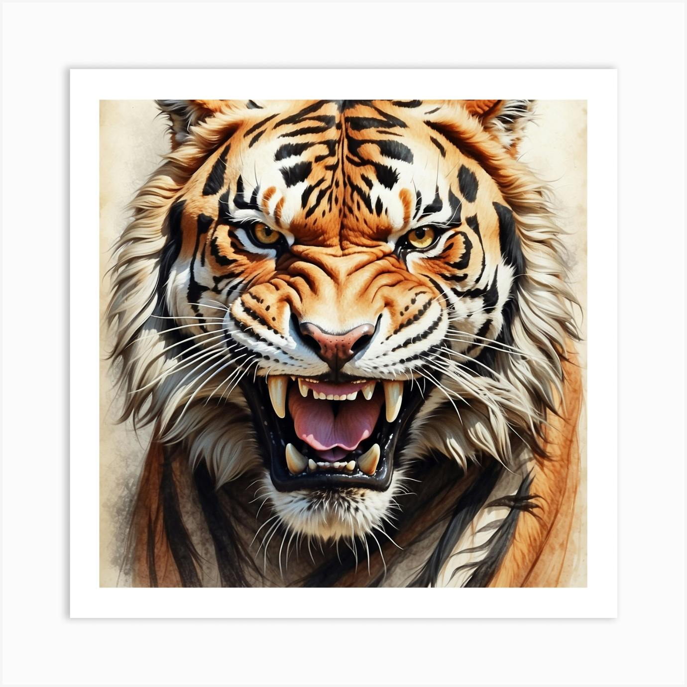 Tiger Art Print