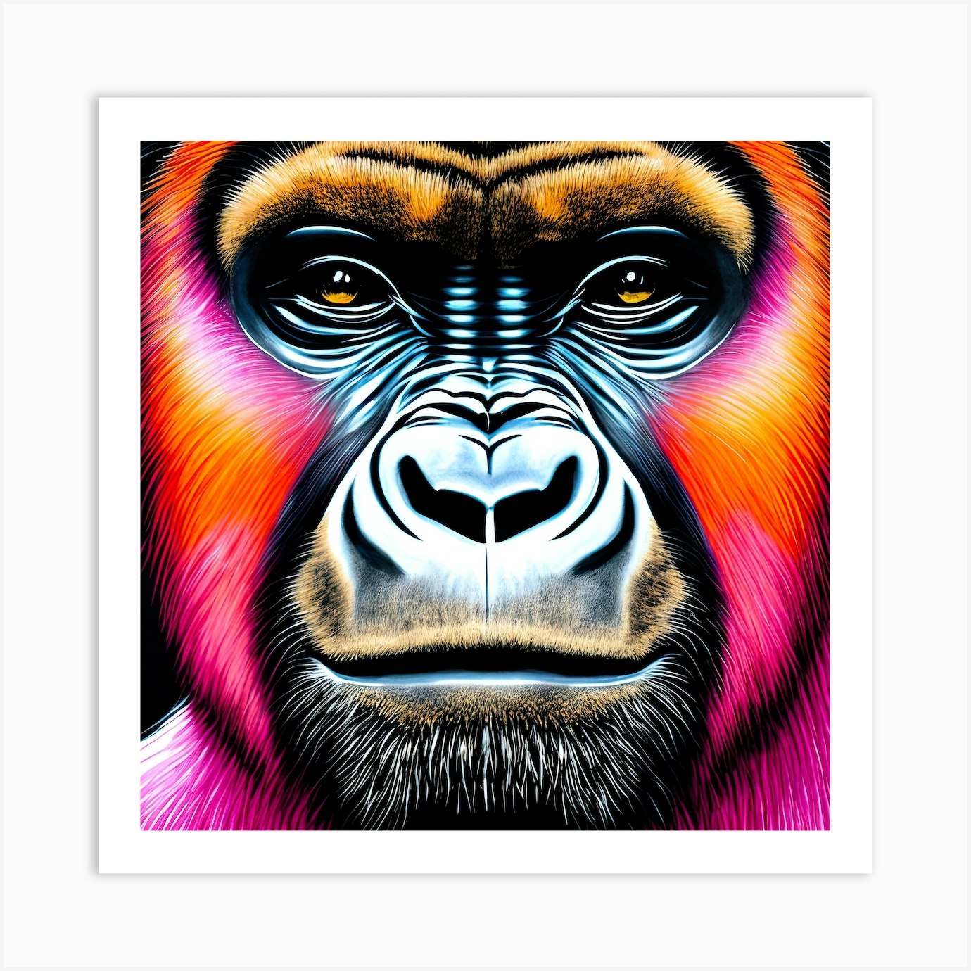 Gorilla Pride Art Print by BowlesCS - Fy