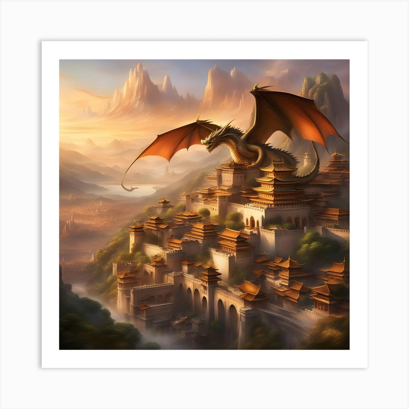 Dragon Art , Steampunk on sale Dragon, Sci Fi Fantasy canvas Art Print Giclee Dragon Alien world planet mage