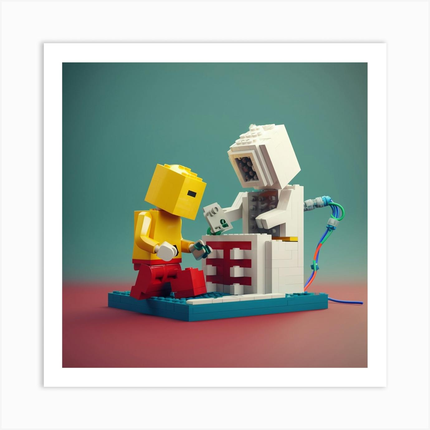 Lego store art print