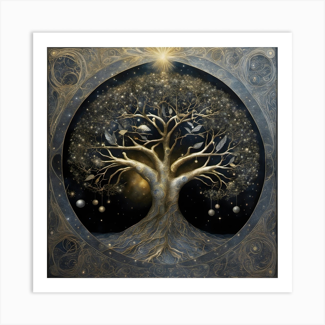 Starseed Tree Art Print by Jan Morris - Fy