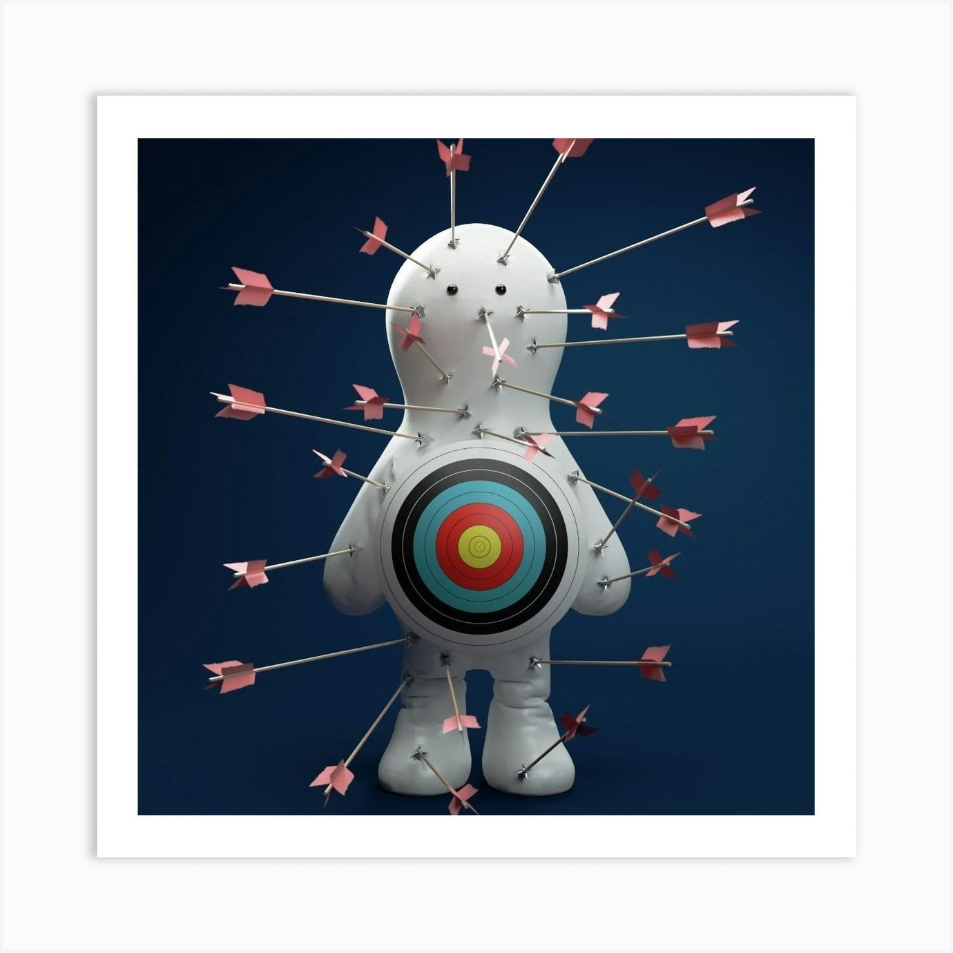 Target Bullseye Art Print by Skinman Fy