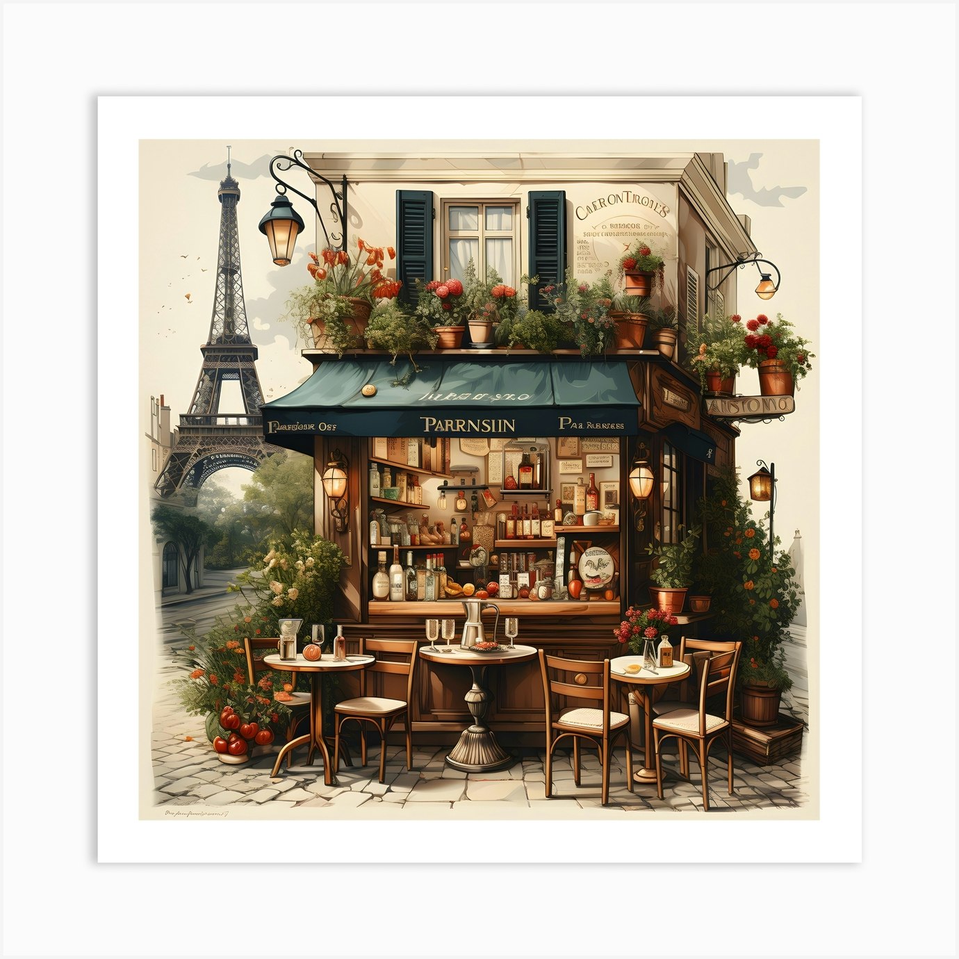 Old Paris By Csaba Fikker 15 Art Print by Csaba Fikker - Fy