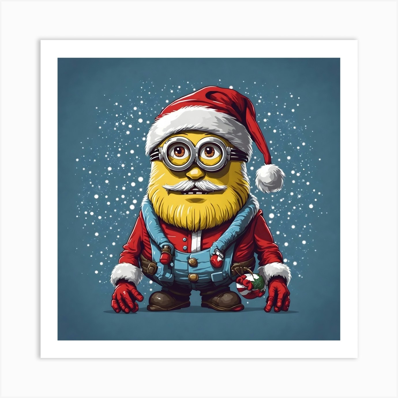 Minion Santa 1 Art Print By Ishwar Creation Fy 