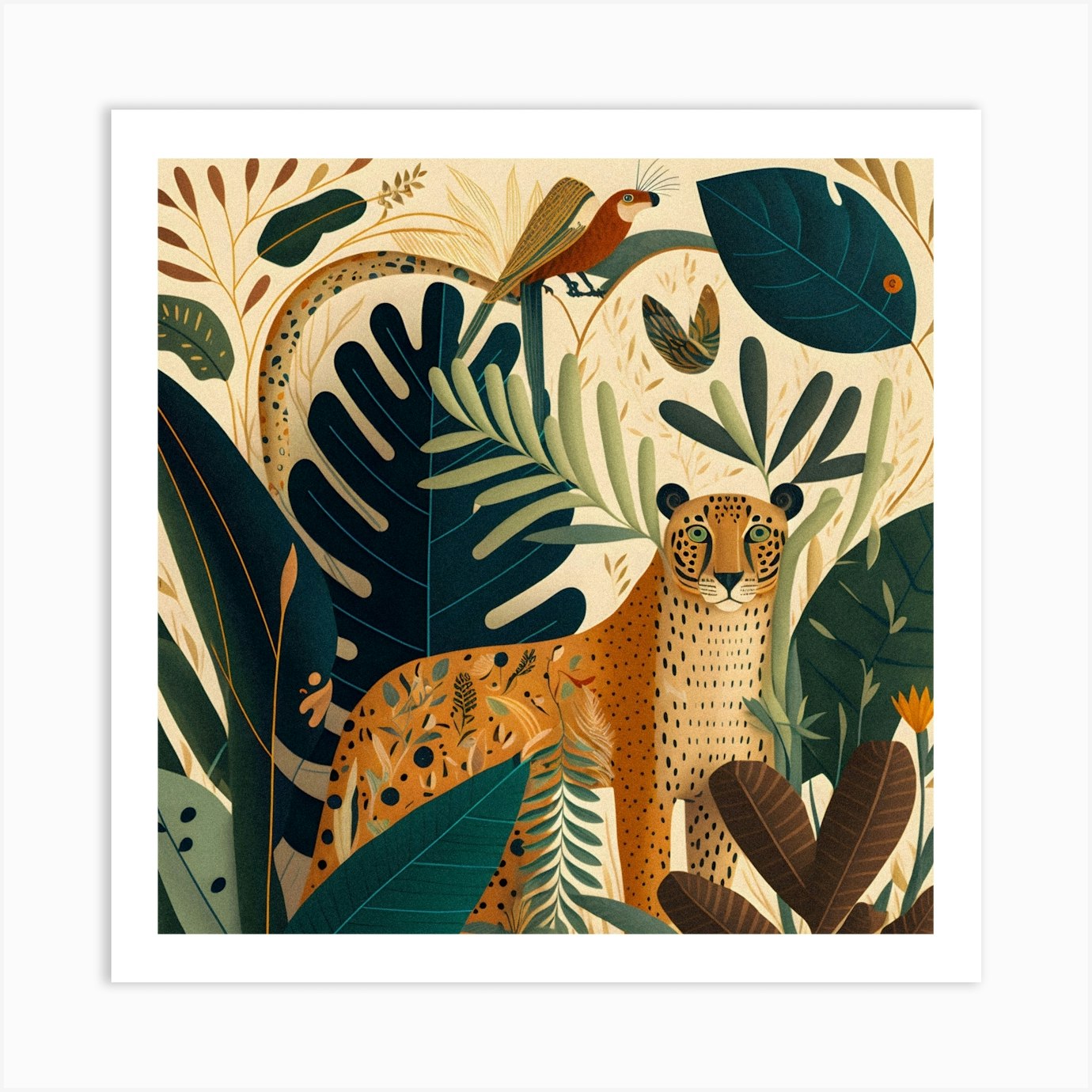 Jungle Animals Art Print By Artsy Bessy - Fy