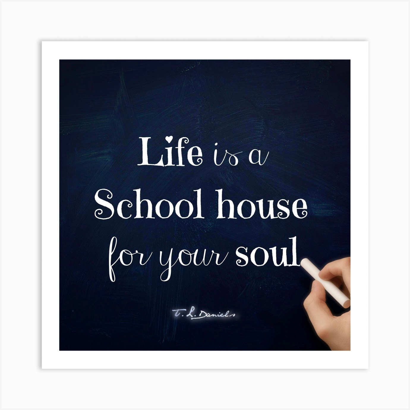 School House Of Life Art Print by TLDaniels - Fy