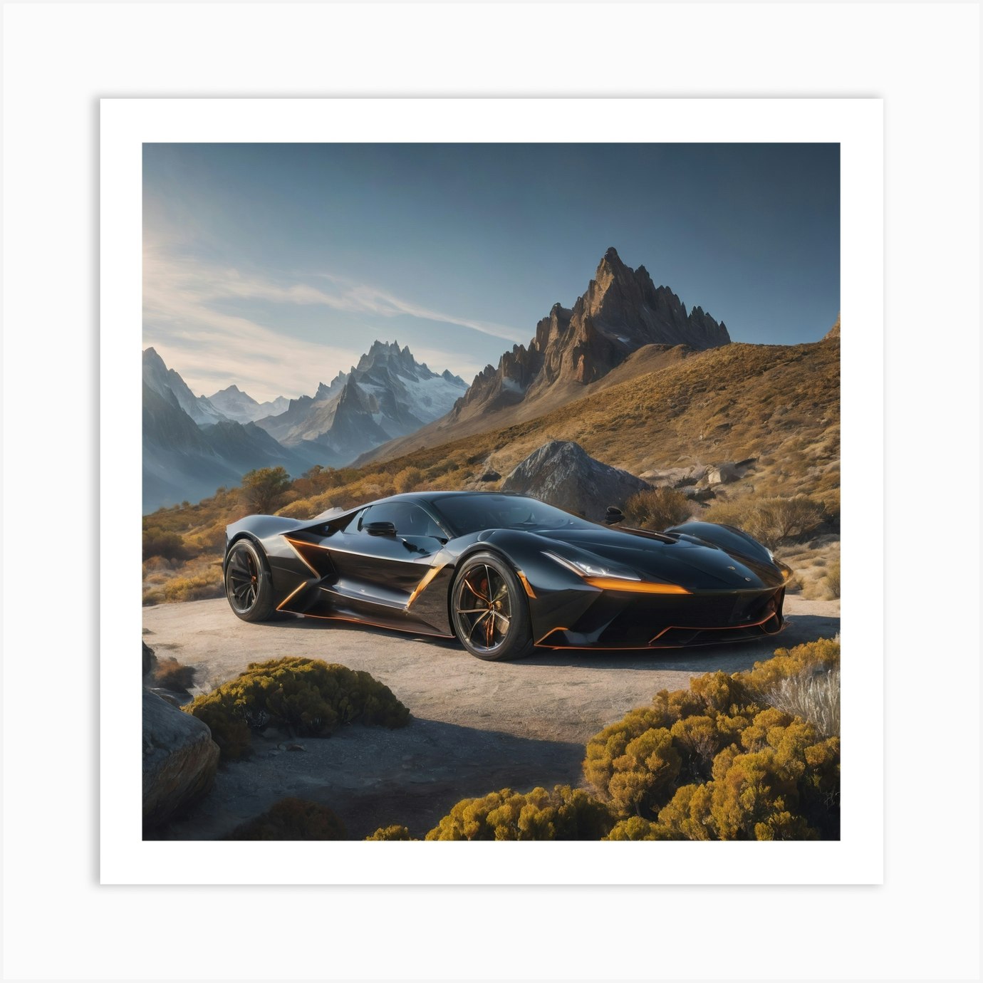 Lamborghini Aventador Art Print by Balram giri - Fy