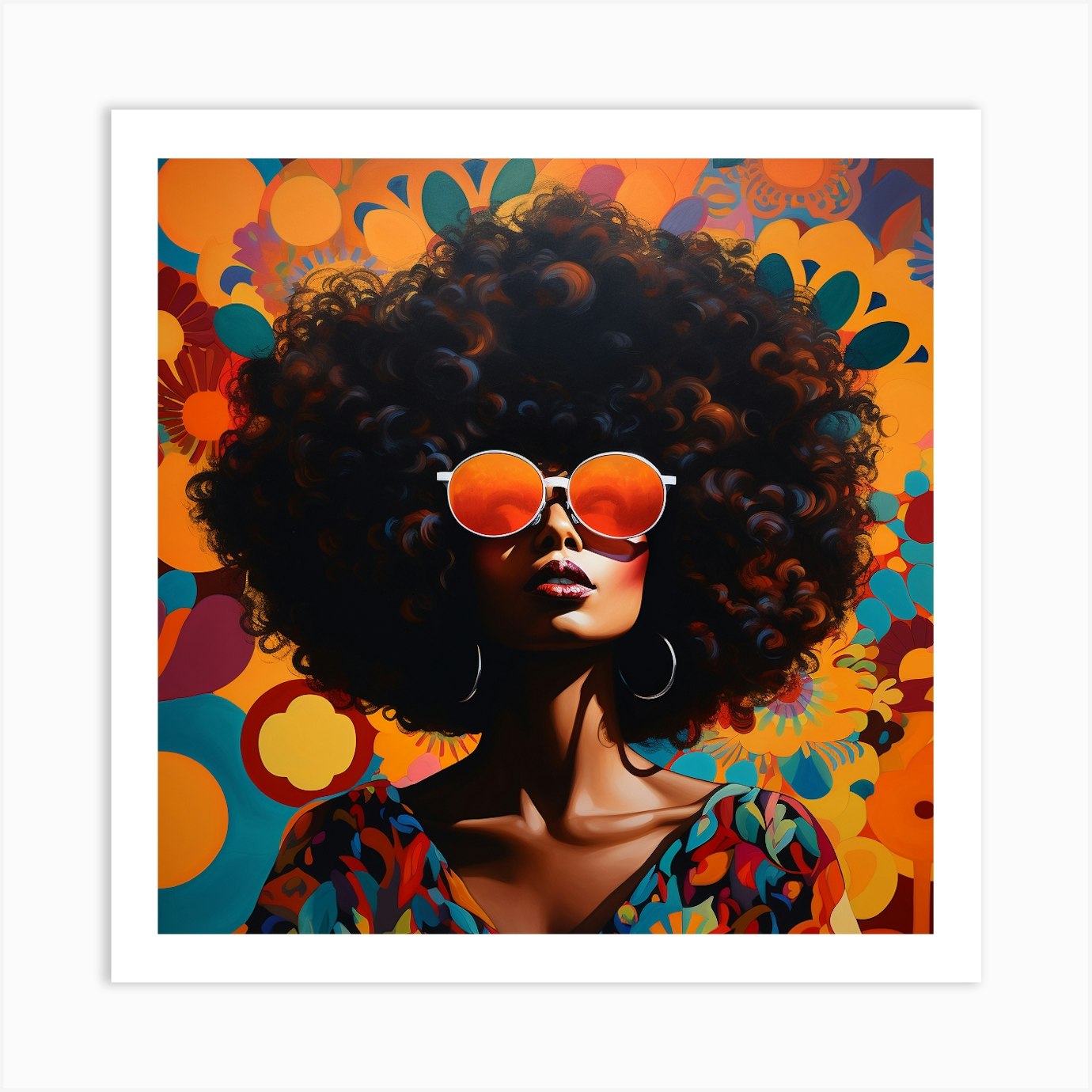 Afro-Futurism 8 Art Print by Bella Luna - Fy