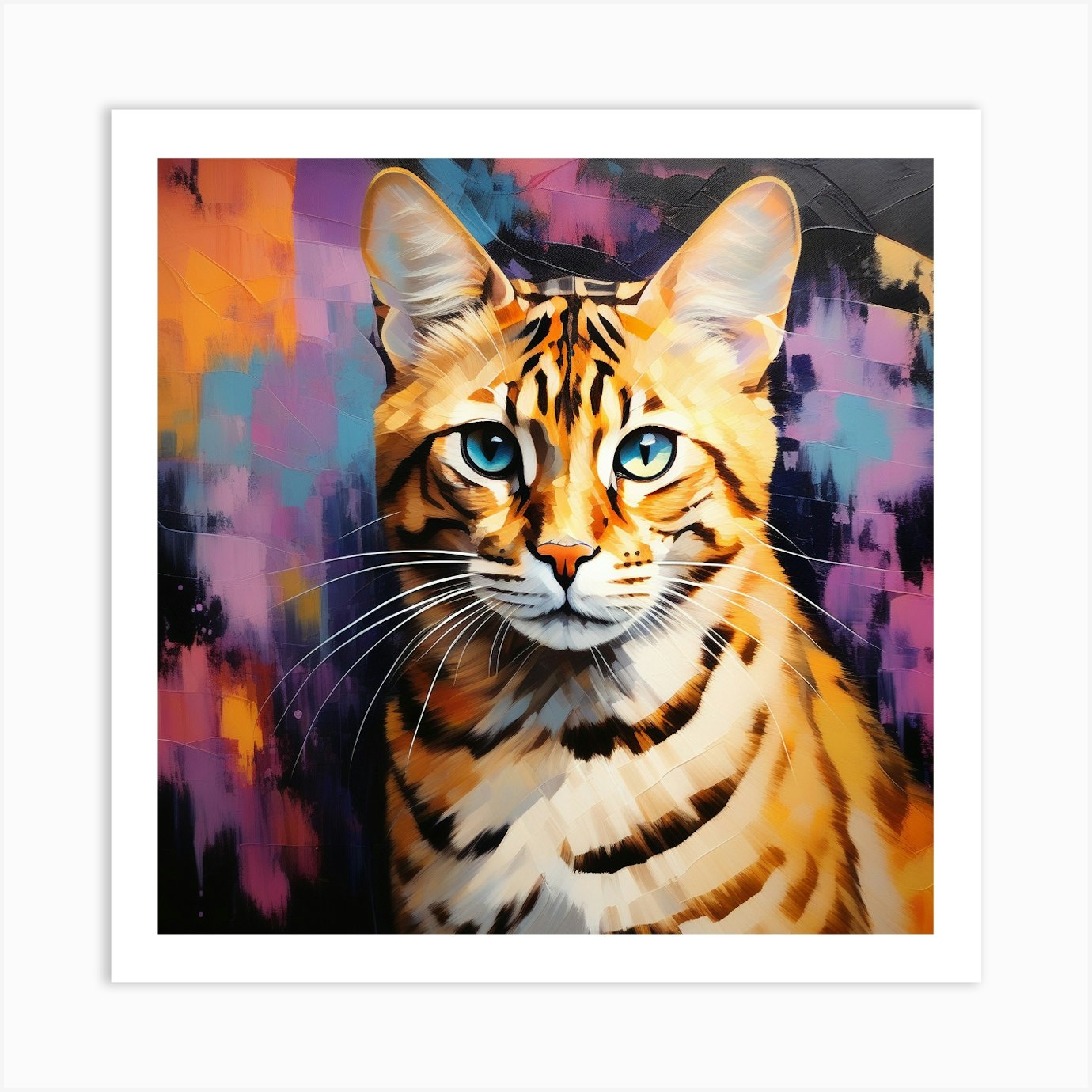 Bengal cat 6 Art Print by P&V_printable_art - Fy