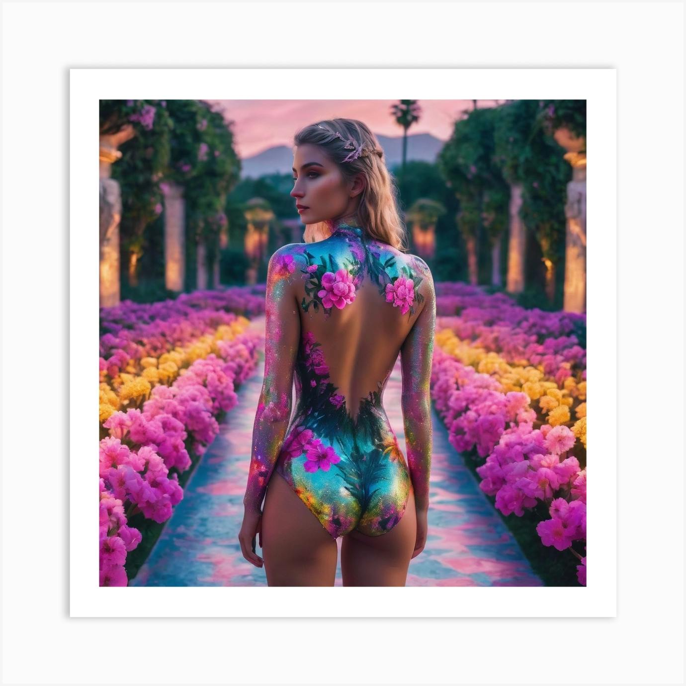 Aphrodisiac body paint Art Print