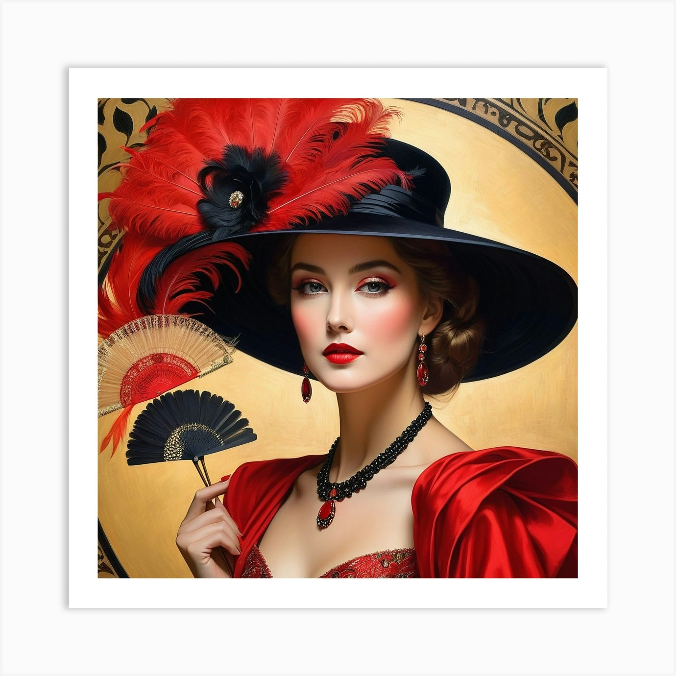 Victorian Art Art Print by ArtfulExplorer - Fy