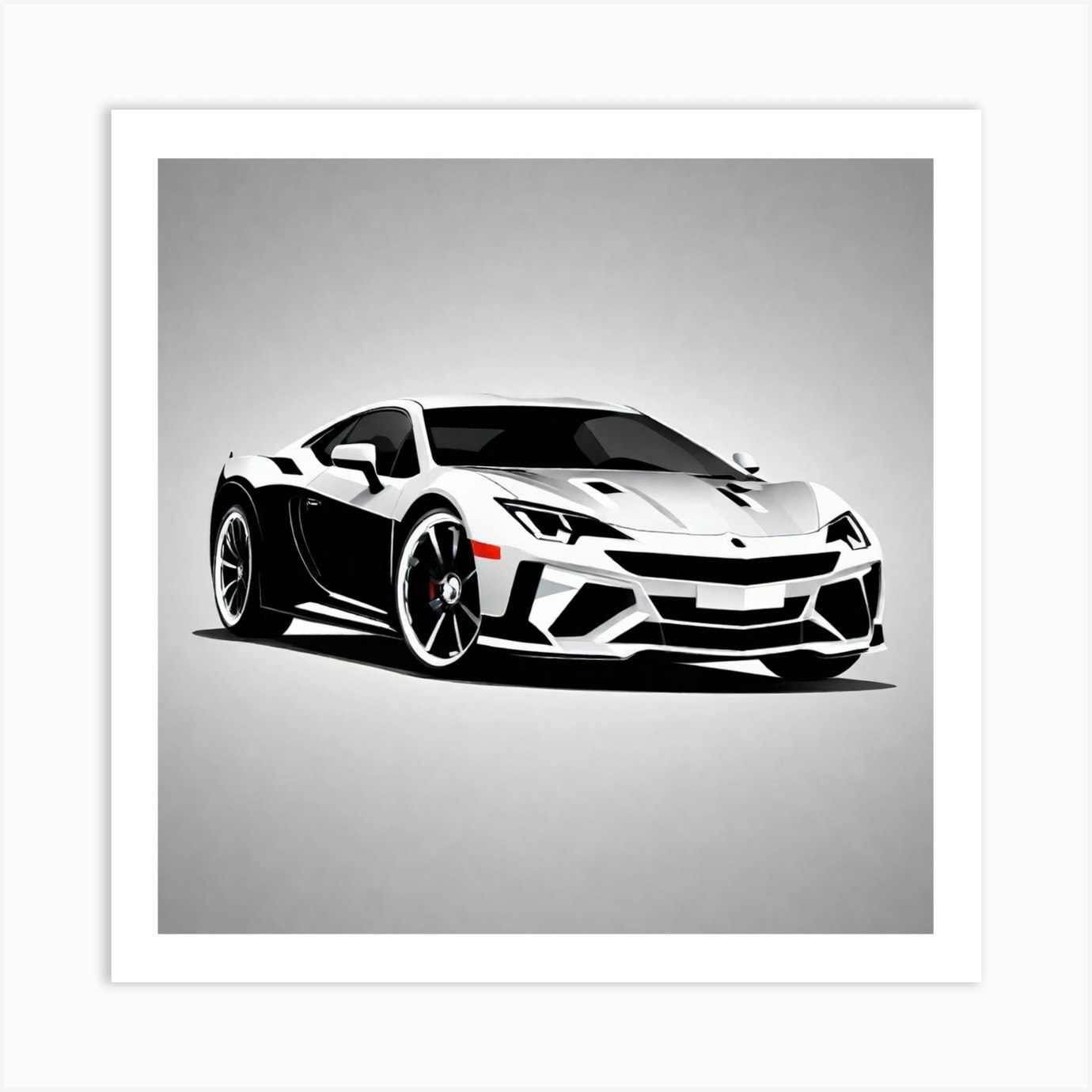 Lamborghini Aventador Art Print by Pat4U - Fy