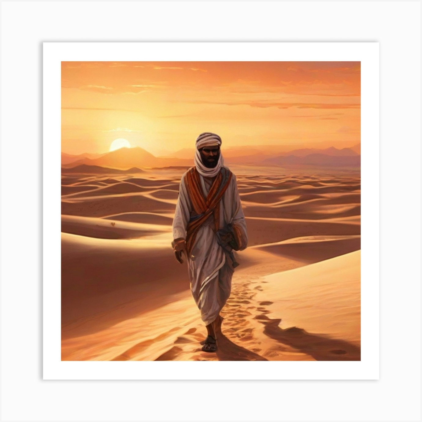 Sahara Desert Art Print By Sanadesign Fy