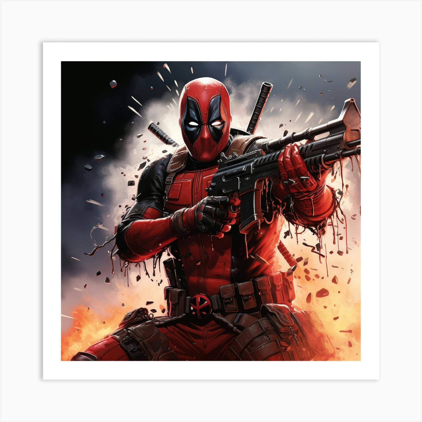 Deadpool on sale wall lamp