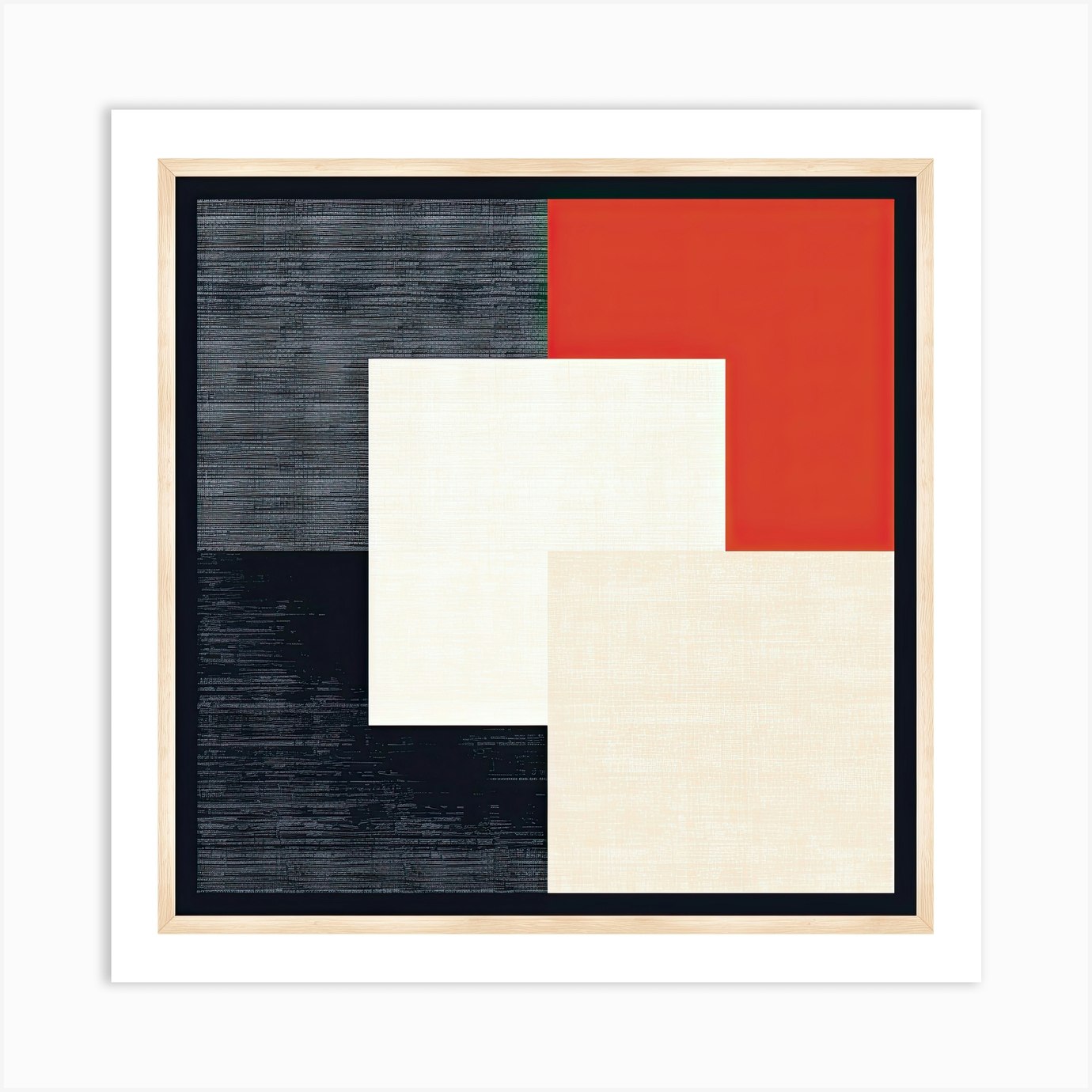 Chromatic Cosmos: Squares Eclipsed Art Print by Art-Syndicate - Fy