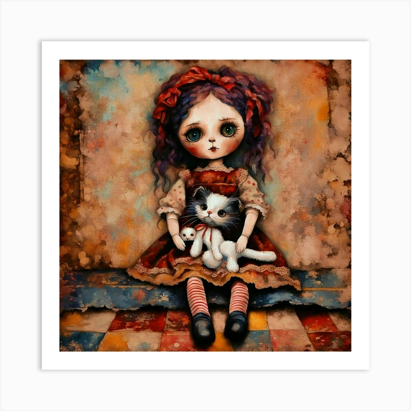 Rag Doll Art Print