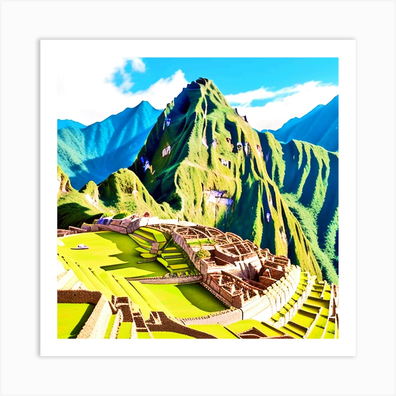 Machu Picchu Art Print by MdsArts - Fy