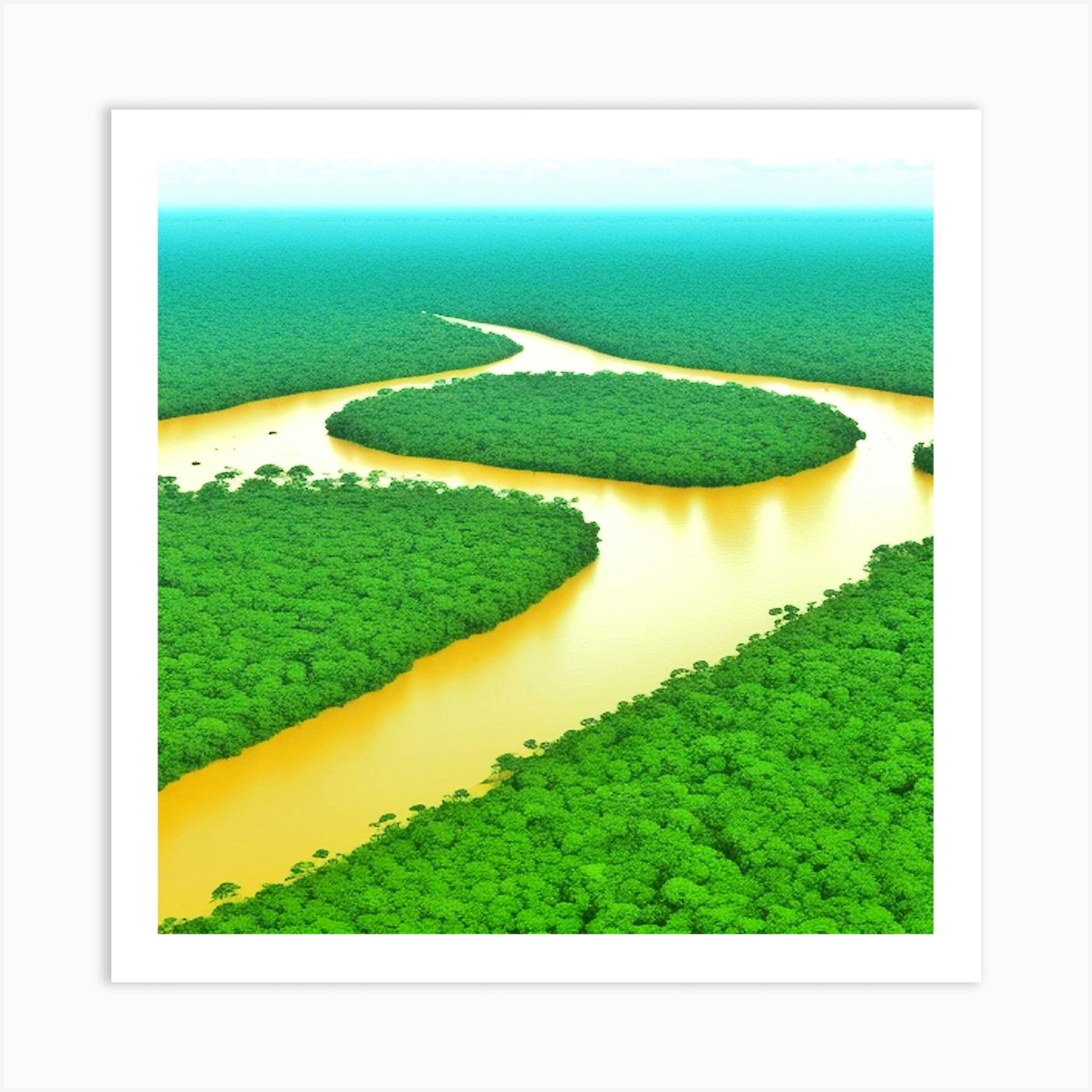 Amazon River Art Print by MdsArts - Fy