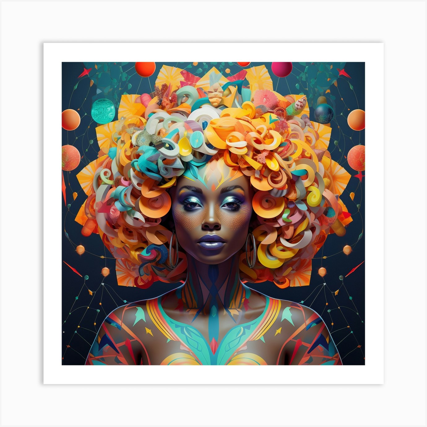 Afrofuturism Art Print by Kbauermeister - Fy