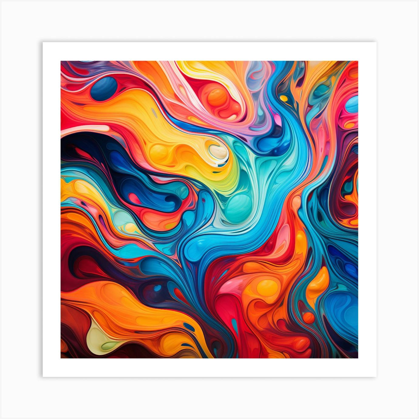 Abstract Abstract Painting 6 Art Print