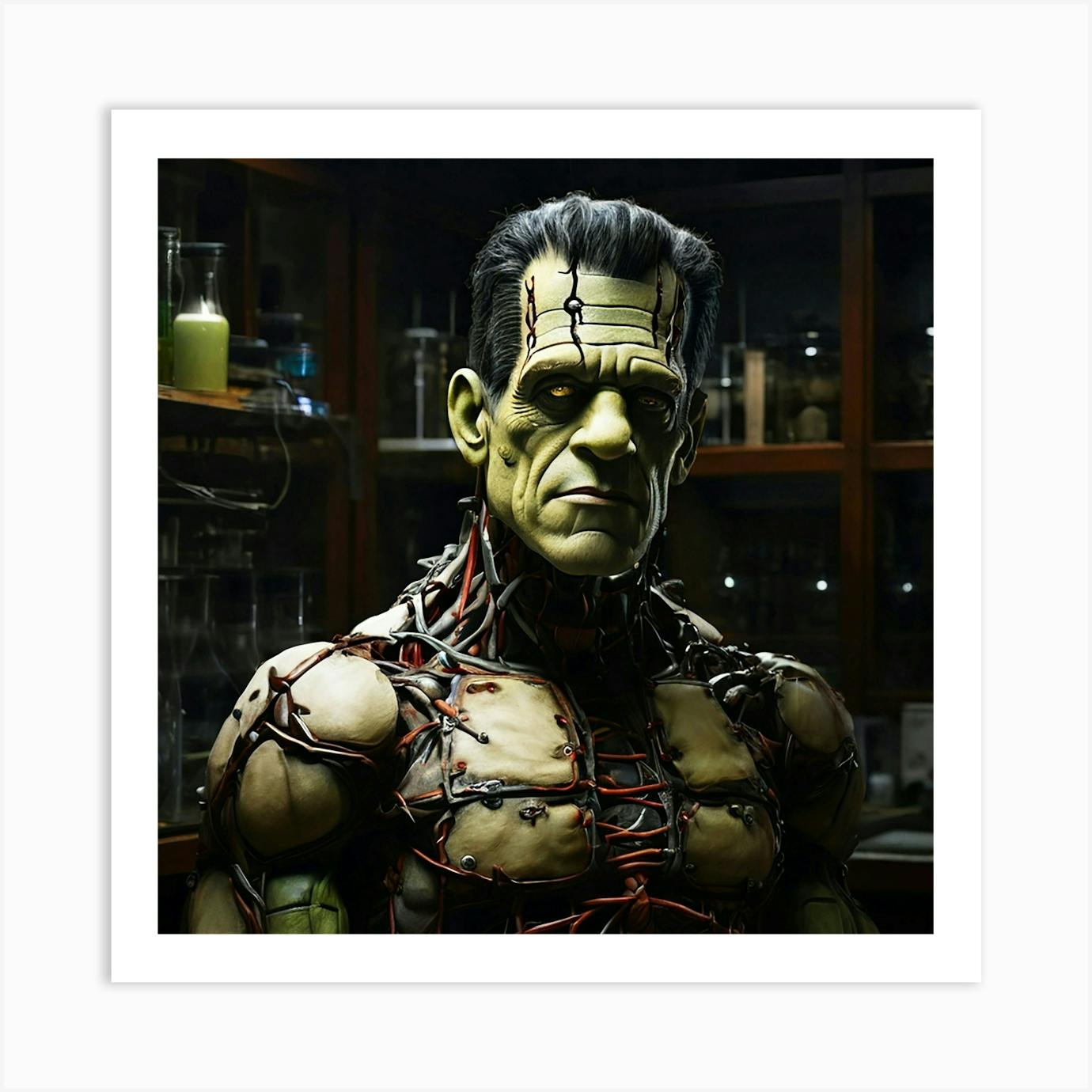 20x20 Frankenstein popular portrait.