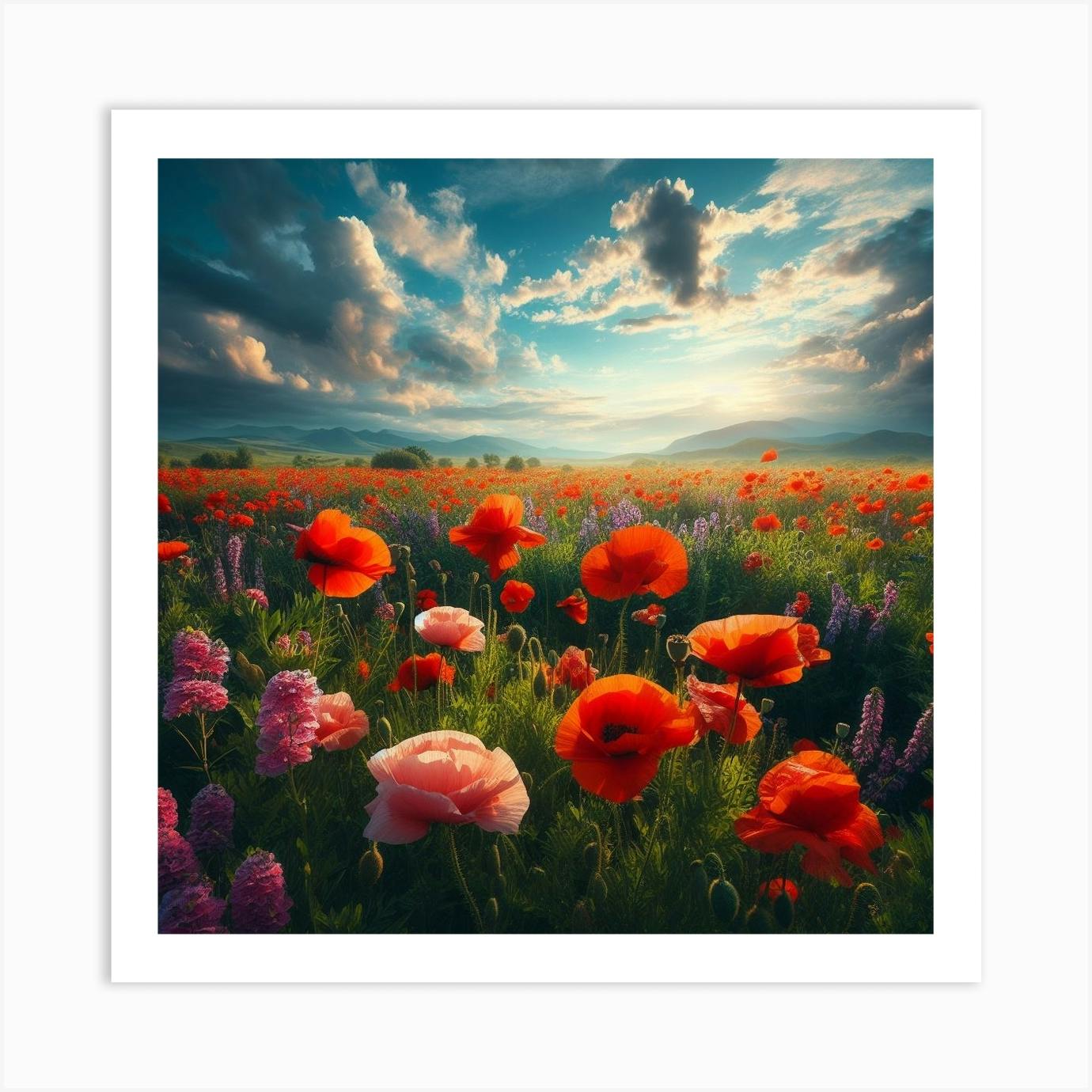 Field of Poppies deals Wall Decor