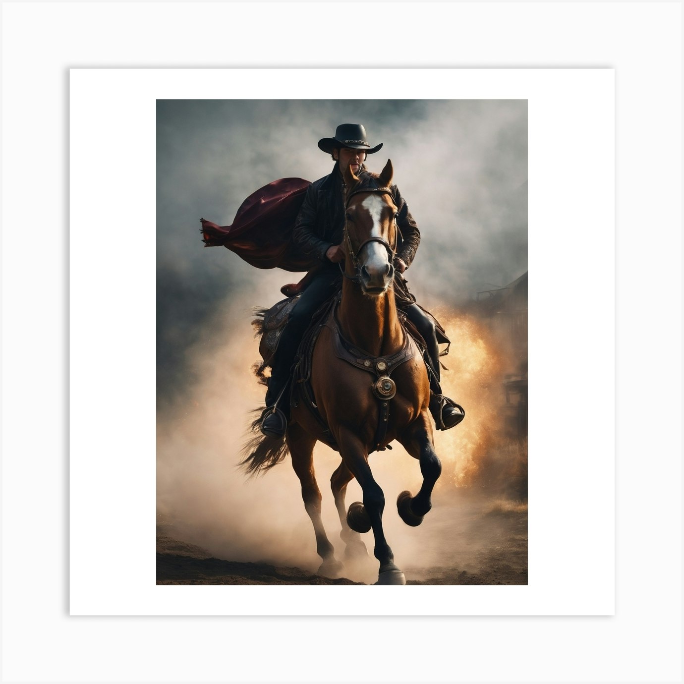 Lone Ranger Art Print by Olympiana - Fy