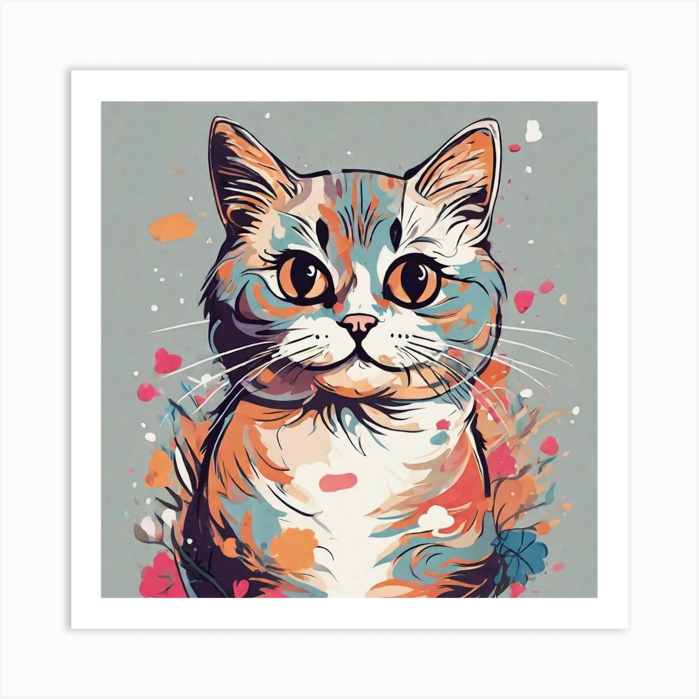 Cat painting online