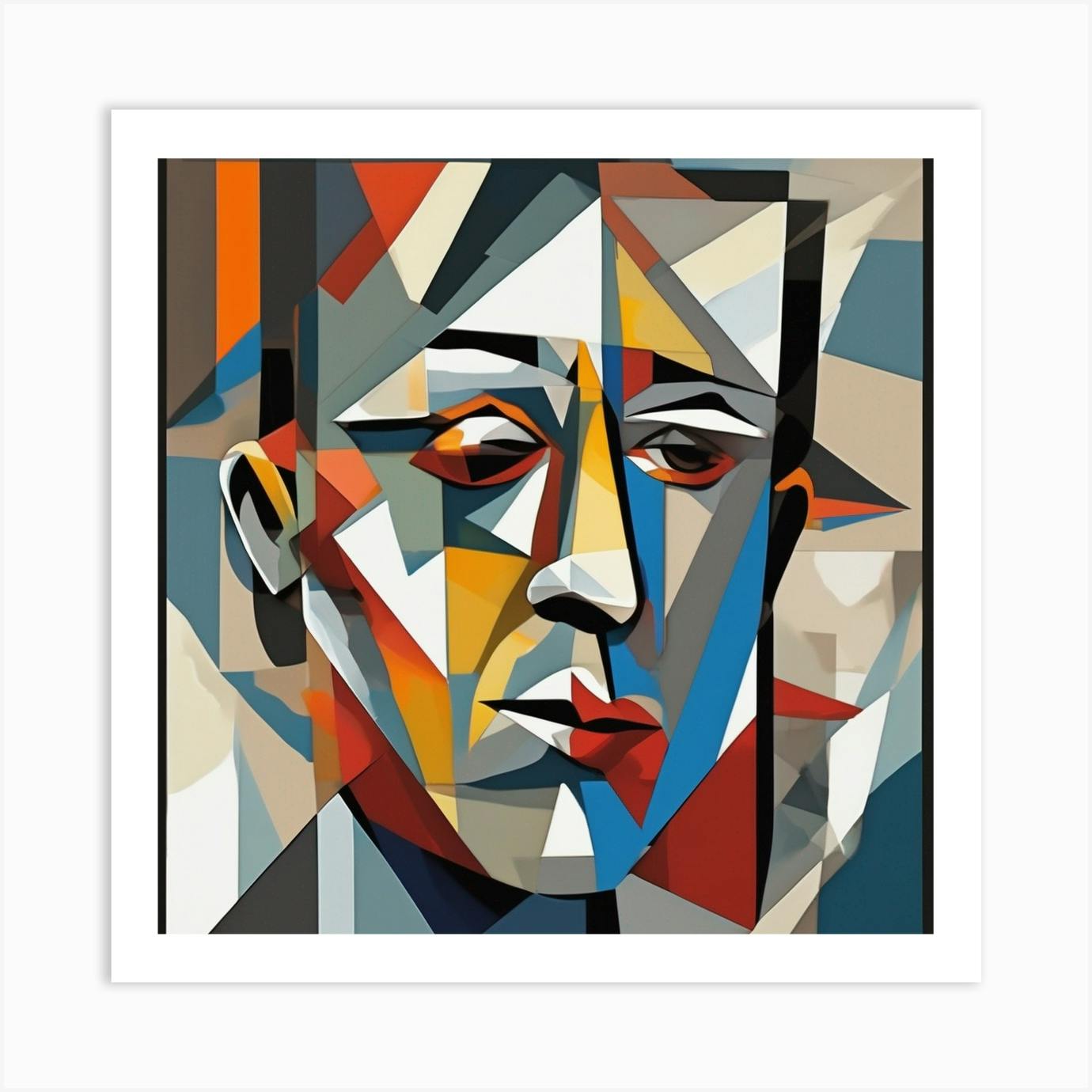 Cubist portraits on sale