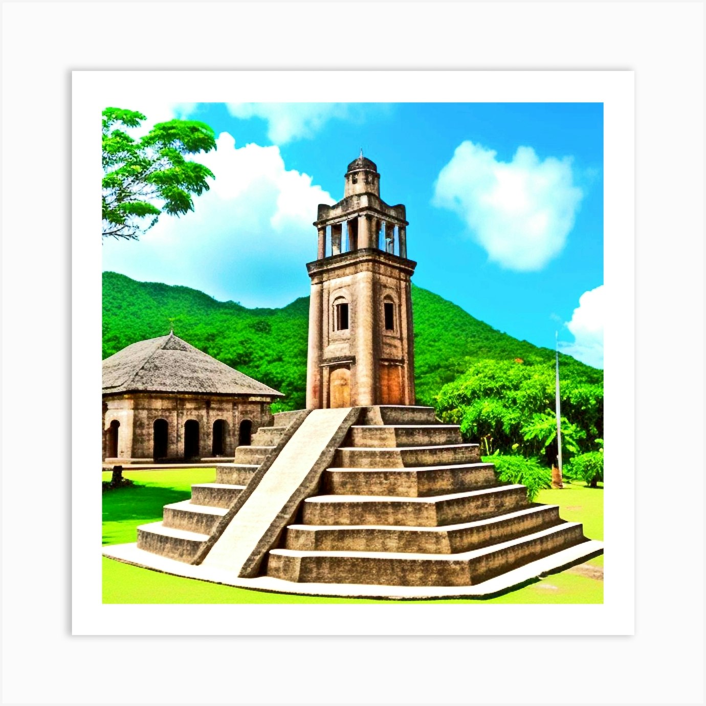 Santa Cruz, Mexico Art Print by MdsArts Fy