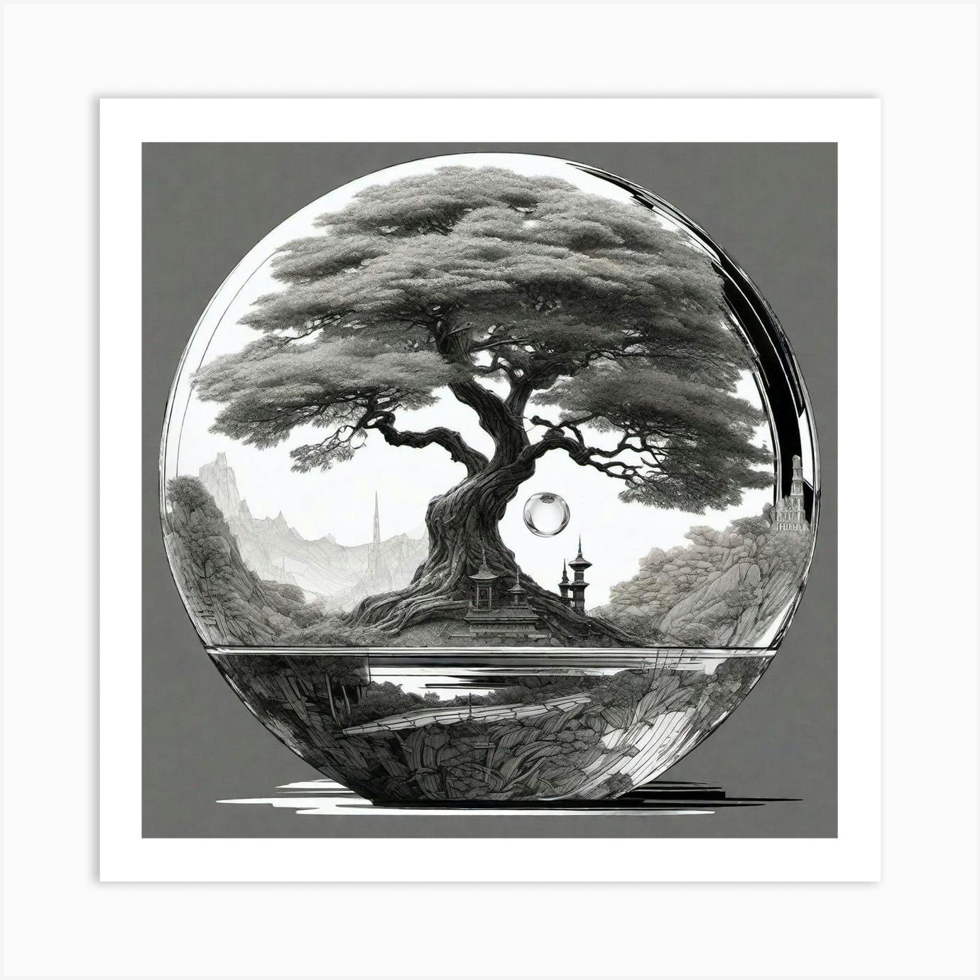 Tree of 2024 Life Intaglio Print