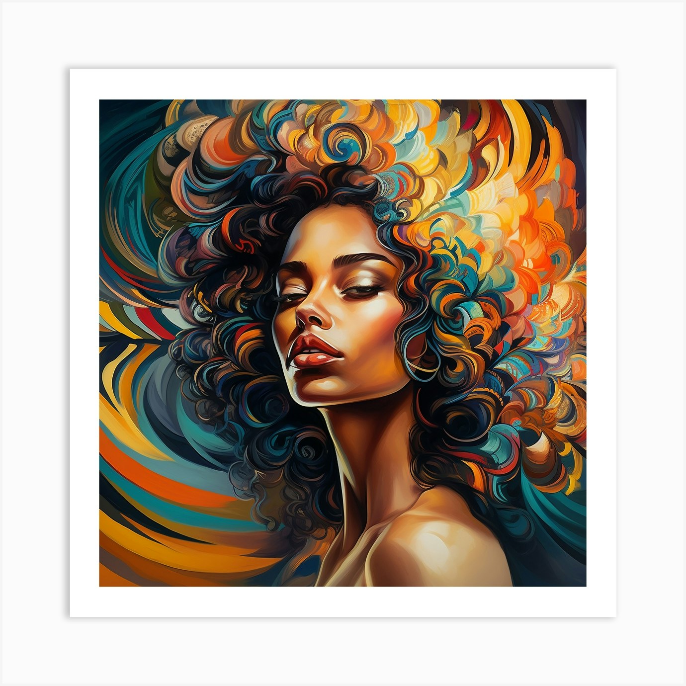 Afro-futurism 29 Art Print By Bella Luna - Fy