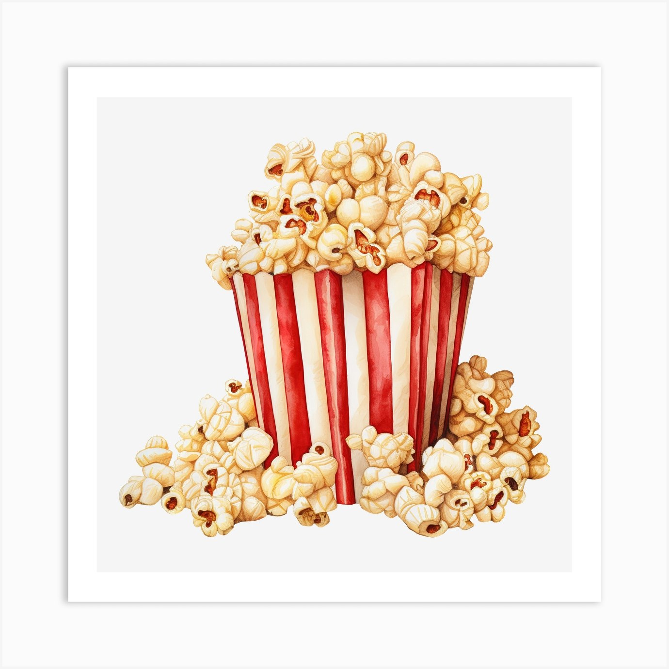 Popcorn 3 Art Print By Fomo Creative - Fy