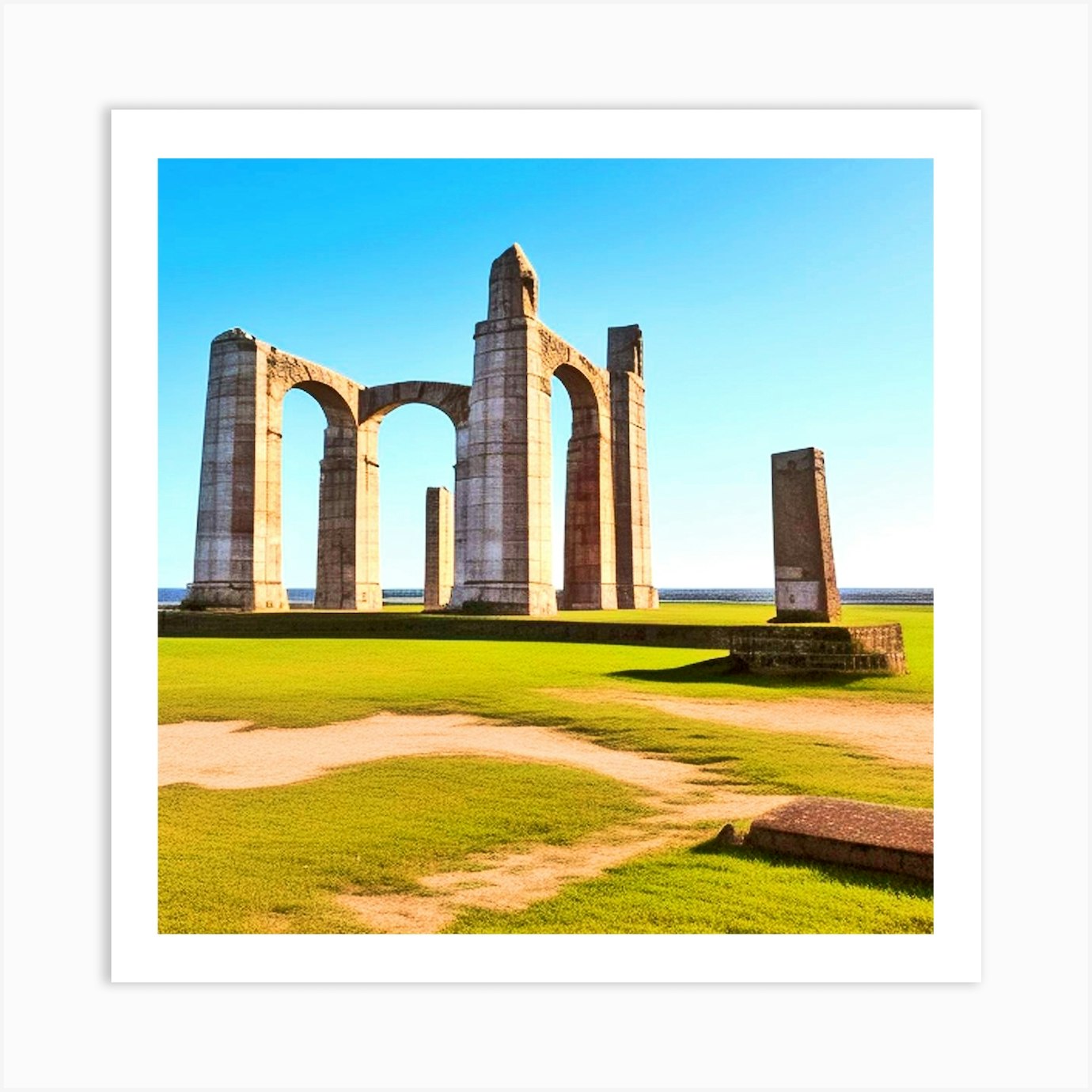 Santa Cruz Ruins Art Print by MdsArts Fy