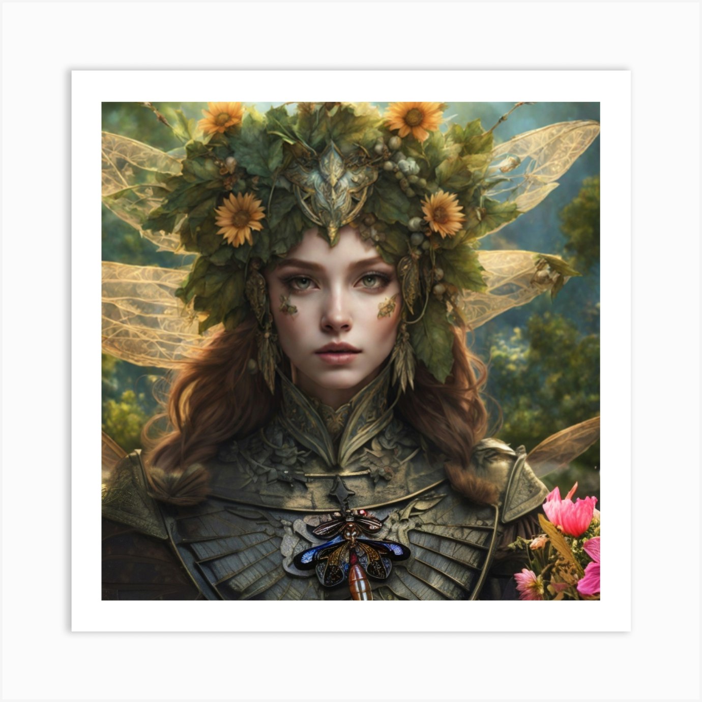 Fairy Archer Art Print by Diane Sparks - Fy