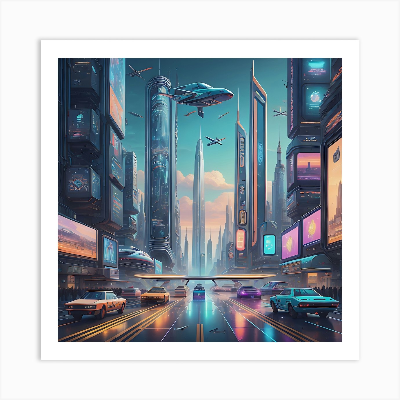 A Vision Art Print by Rhys Wyrill - Fy