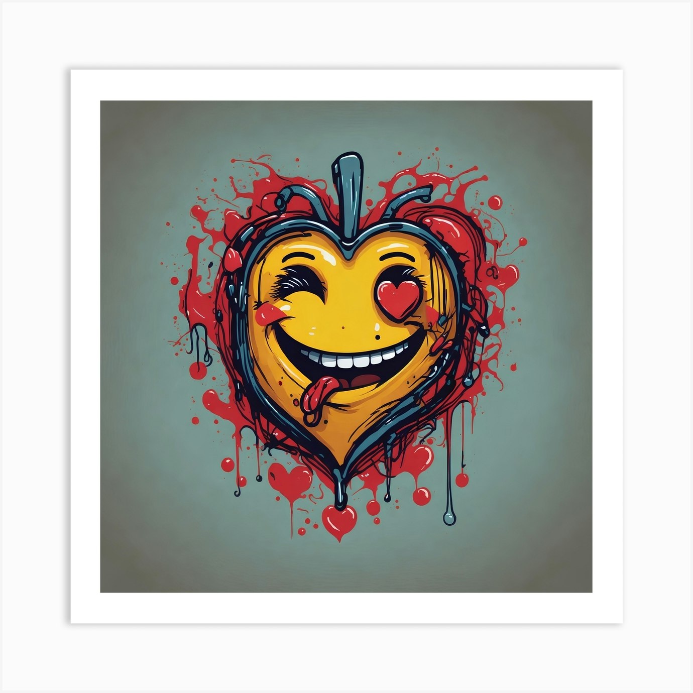 Heart Of Love Art Print By Ishwar Creation Fy 