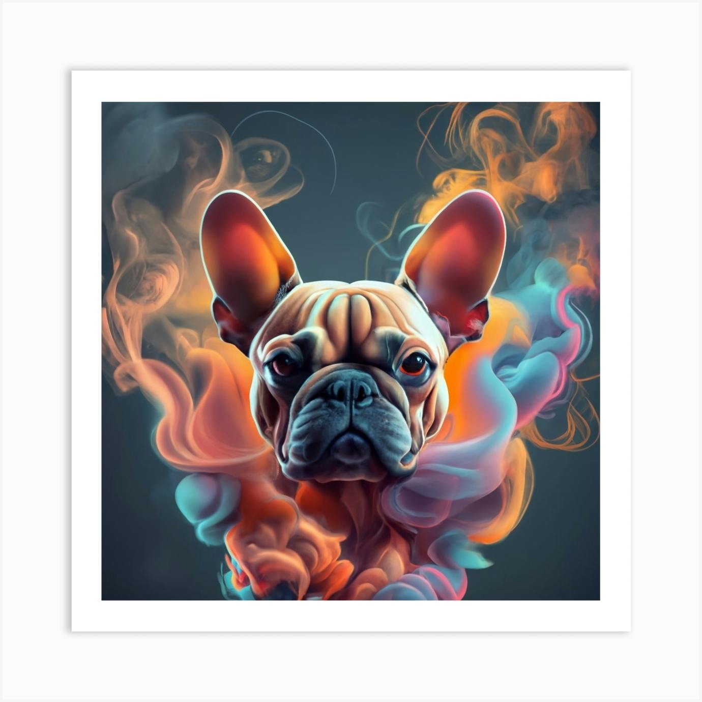 French bulldog art outlet print