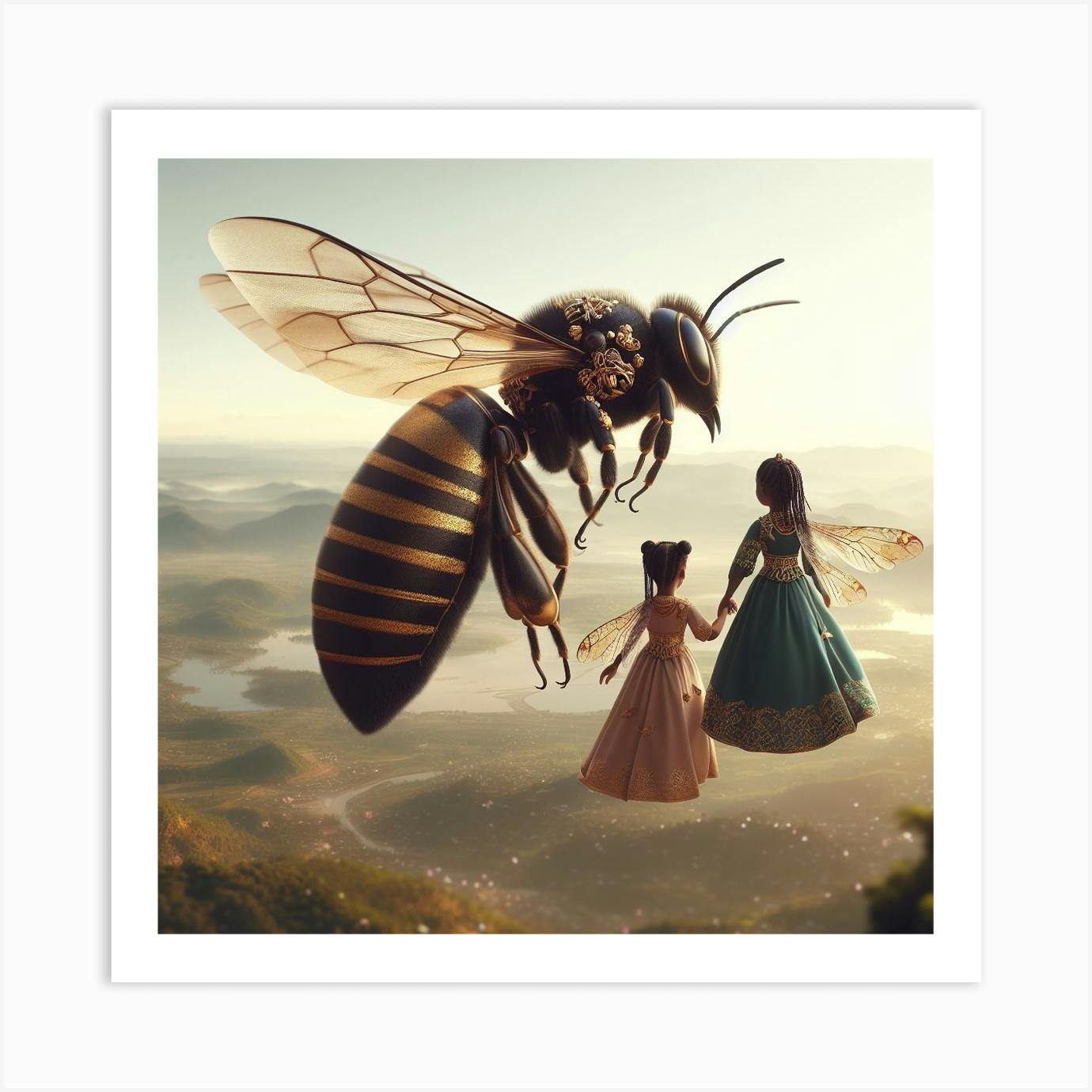 Queen popular Bee Canvas