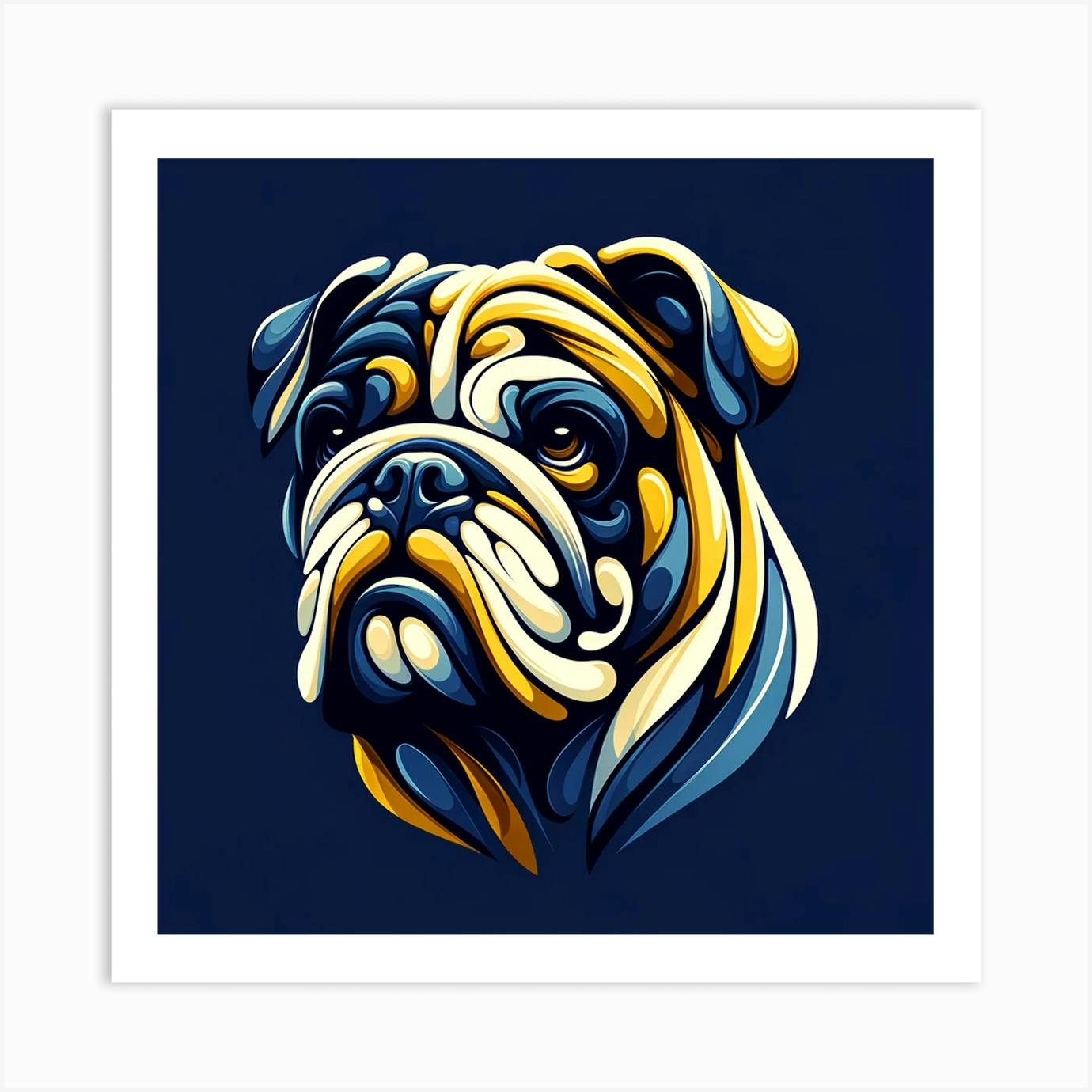 English Bulldog 04 Art Print