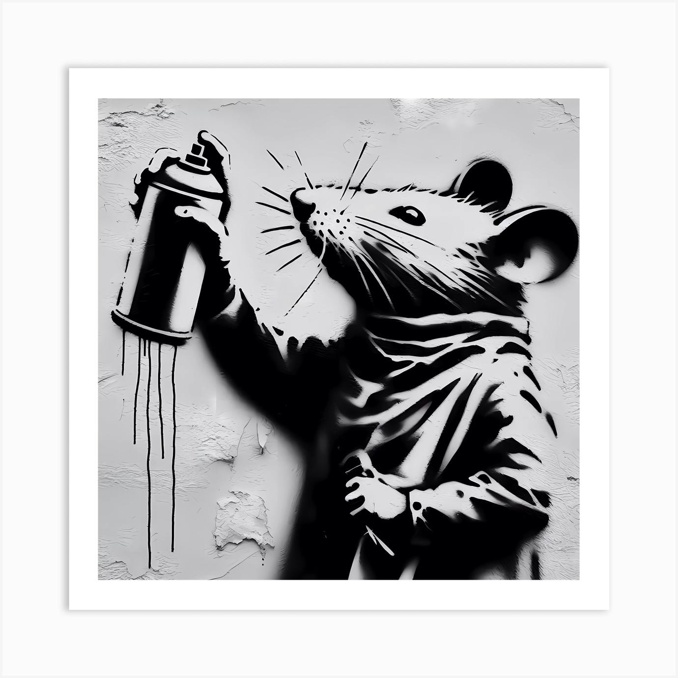 The Graffiti Rat 2 Art Print by Vitalka - Fy