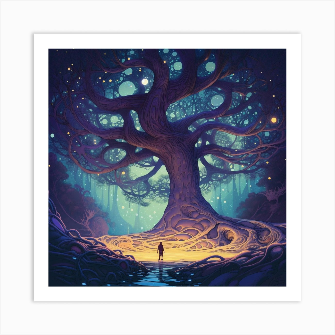 Tree Of Life 5 Art Print by Chaotic - Fy