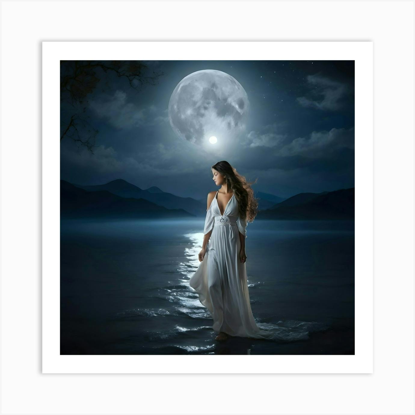 Full Moon Art Print by Smart Gallery - Fy
