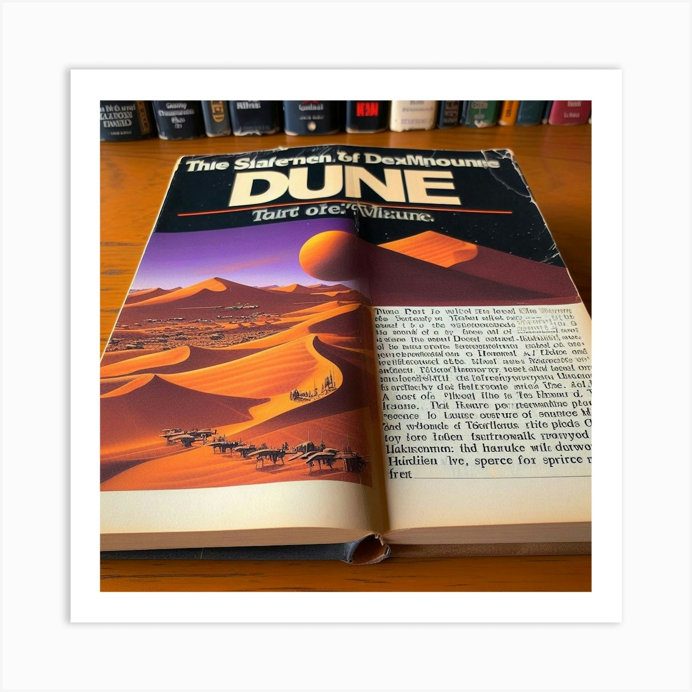 Secrets Of Dune Art Print by Deep ai arts Fy